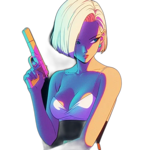 staff, weapon, robot, dress transparent PNG cut-out