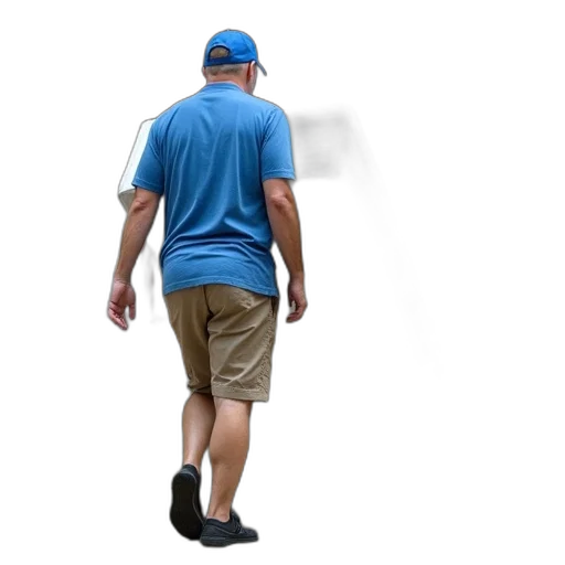 hat, staff, shoes, creature transparent PNG cut-out