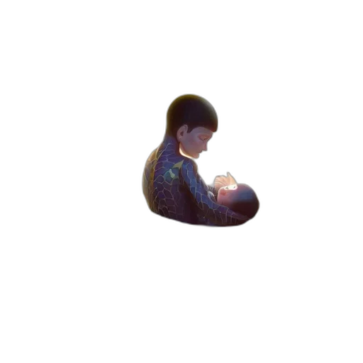 hair, face, bottle, jacket transparent PNG cut-out