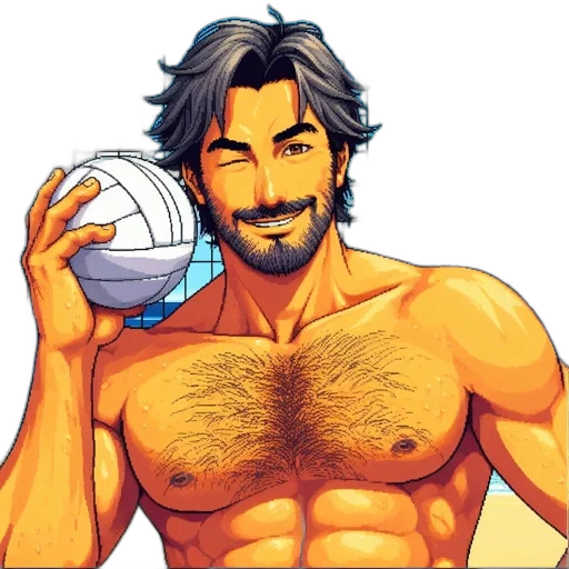 comic book art, cartoon, photorealistic, pixel art transparent PNG cut-out
