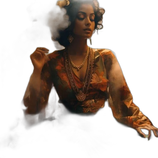 jewelry, dress, crown, staff transparent PNG cut-out