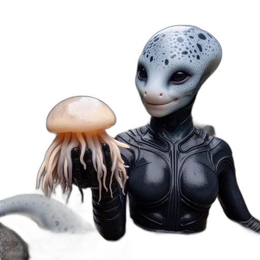 creature, hair, robot, animal transparent PNG cut-out
