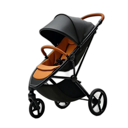 3d render, bug, stroller, seat transparent PNG cut-out