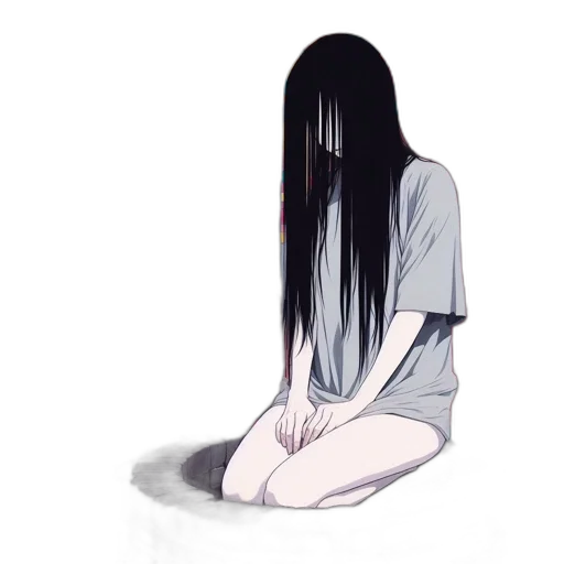 hair, dress, creature, mask transparent PNG cut-out