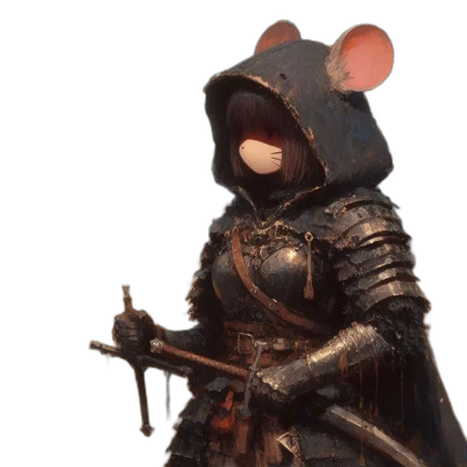 mask, weapon, jacket, animal transparent PNG cut-out