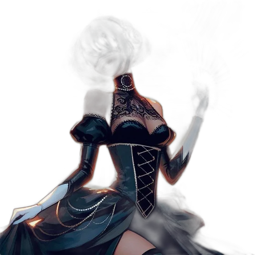dress, mask, dragon, crown transparent PNG cut-out