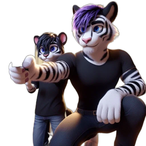 staff, animal, weapon, 3d render transparent PNG cut-out