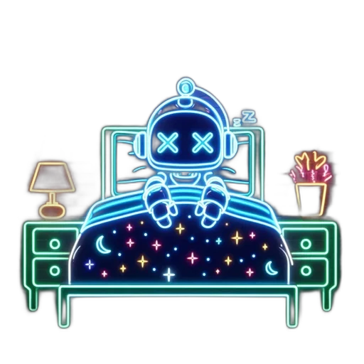 robot, crown, jewelry, staff transparent PNG cut-out
