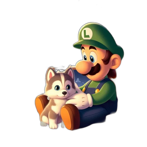 animal, concept art, pixel art, 3d render transparent PNG cut-out