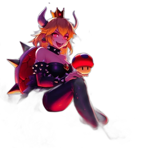 crown, dragon, staff, creature transparent PNG cut-out