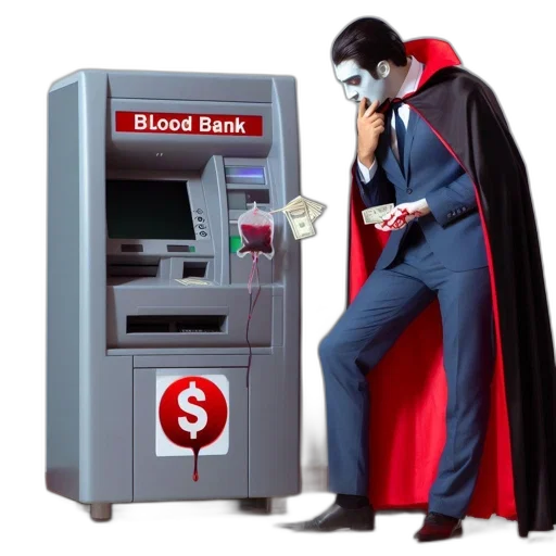 comic book art, figure, resembling, dracula transparent PNG cut-out