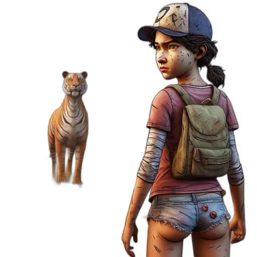 animal, creature, concept art, photorealistic transparent PNG cut-out