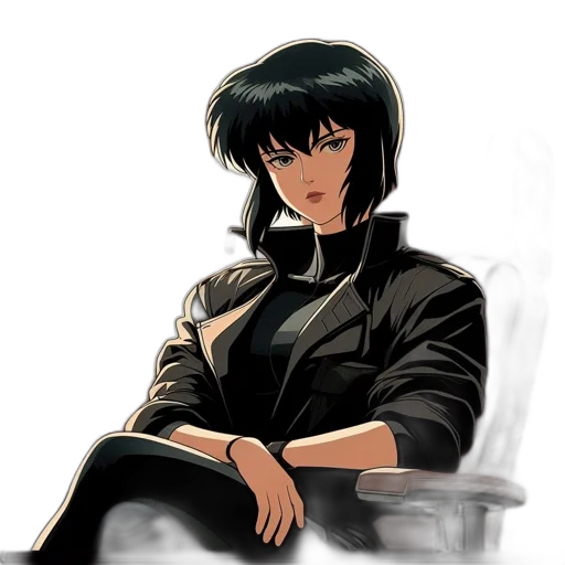 jacket, face, concept art, comic book art transparent PNG cut-out