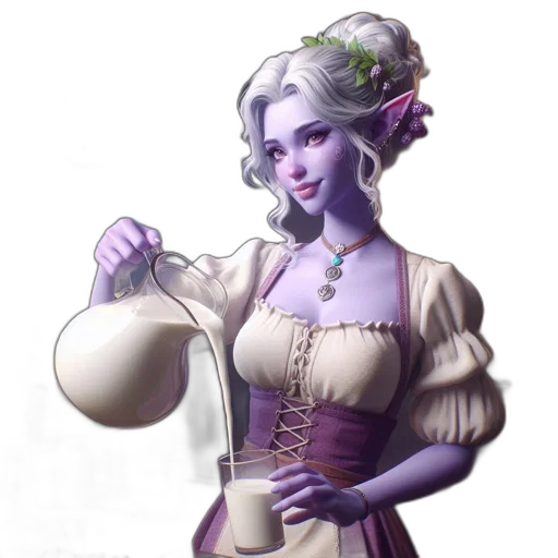 dress, staff, crown, jewelry transparent PNG cut-out