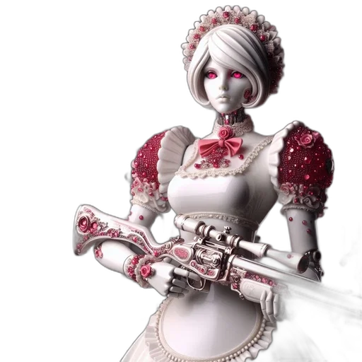 robot, staff, weapon, jewelry transparent PNG cut-out