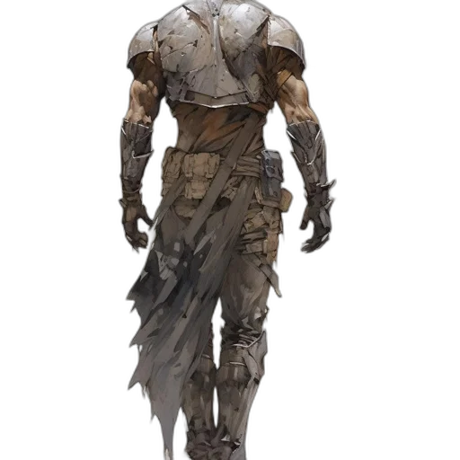 creature, sword, concept art, fantasy art transparent PNG cut-out