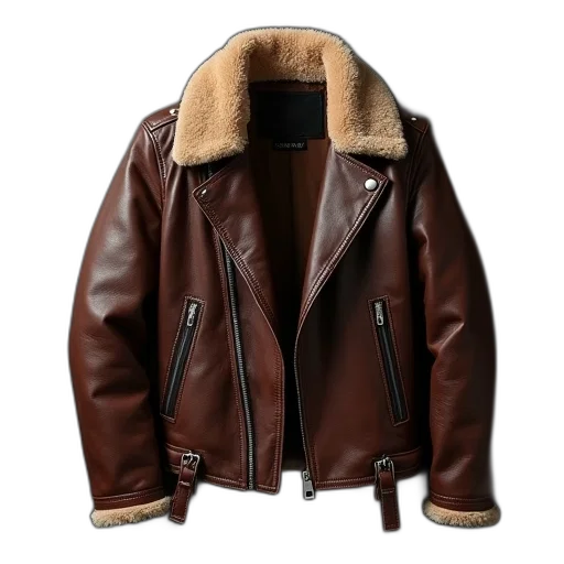 jacket, 3d render, earth tones, men transparent PNG cut-out