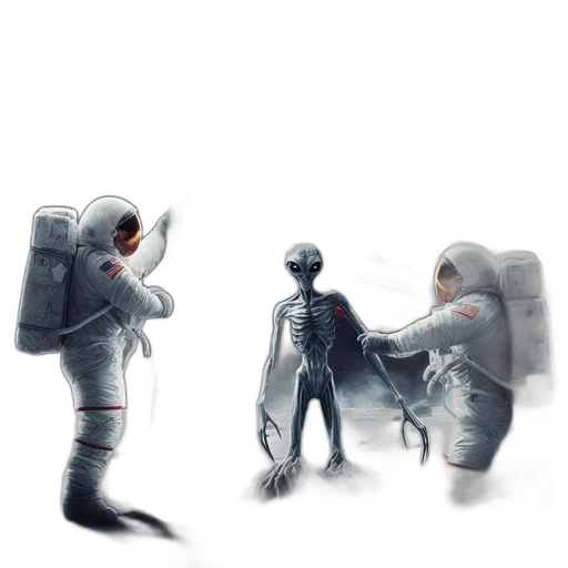 robot, creature, concept art, pixel art transparent PNG cut-out
