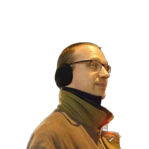 staff, jacket, face, hat transparent PNG cut-out
