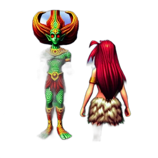 mask, concept art, pixel art, fantasy art transparent PNG cut-out