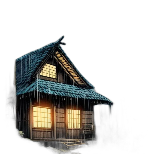 building, furniture, umbrella, dragon transparent PNG cut-out