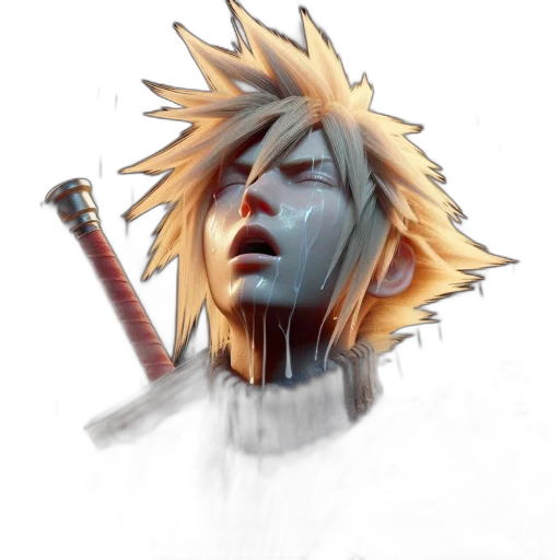 sword, staff, weapon, face transparent PNG cut-out