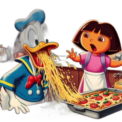food, concept art, cartoon, fire transparent PNG cut-out