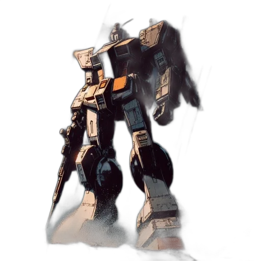 robot, weapon, concept art, fantasy art transparent PNG cut-out