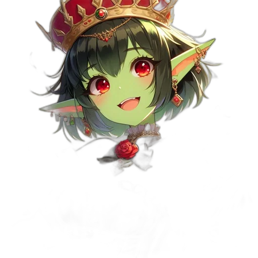 crown, hat, staff, mask transparent PNG cut-out