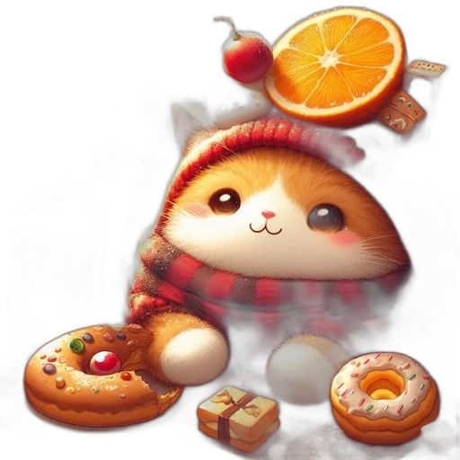 food, animal, concept art, oil painting transparent PNG cut-out