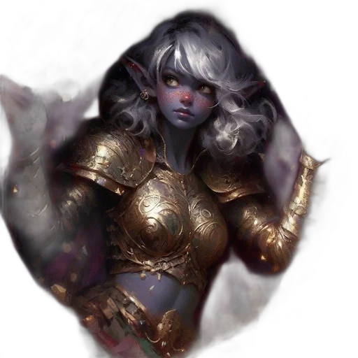 fantasy art, concept art, photorealistic, comic book art transparent PNG cut-out