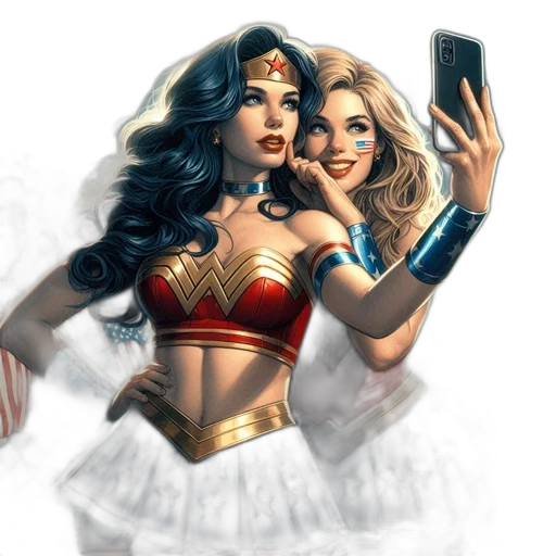 comic book art, concept art, fantasy art, photorealistic transparent PNG cut-out