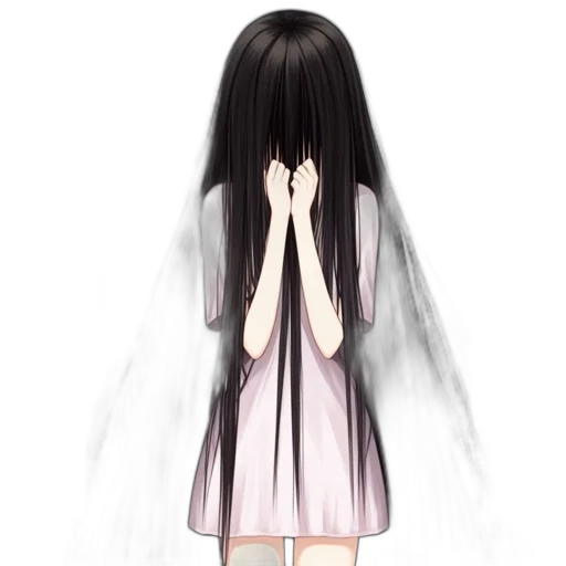 dress, hair, mask, face transparent PNG cut-out