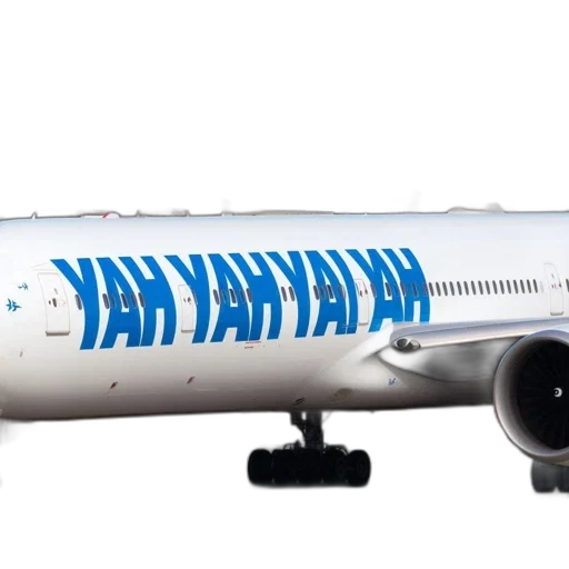 weapon, 3d render, airplane, text transparent PNG cut-out