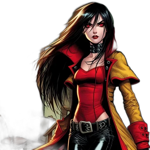 comic book art, concept art, fantasy art, cartoon transparent PNG cut-out