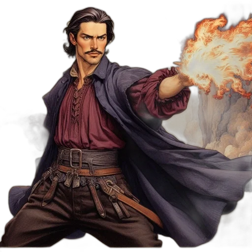 jacket, staff, sword, weapon transparent PNG cut-out