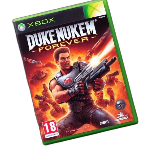 concept art, xbox, game, dukenukem transparent PNG cut-out
