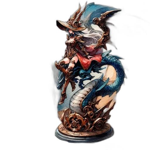dragon, fantasy art, concept art, 3d render transparent PNG cut-out