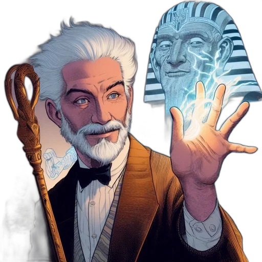 mask, face, creature, staff transparent PNG cut-out