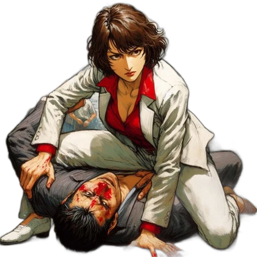 jacket, concept art, pixel art, comic book art transparent PNG cut-out