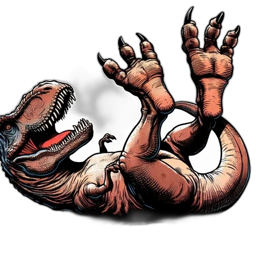 creature, dragon, animal, staff transparent PNG cut-out