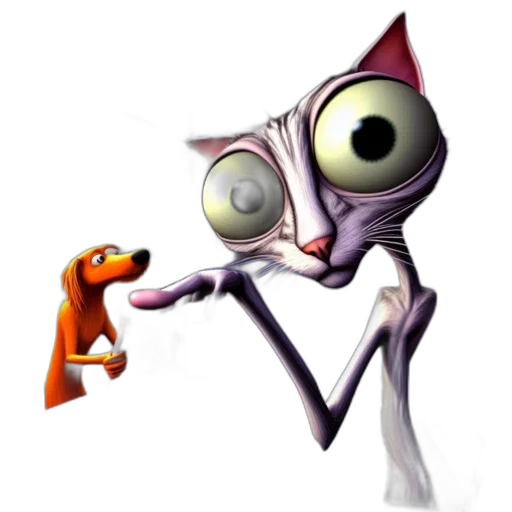 staff, robot, creature, animal transparent PNG cut-out