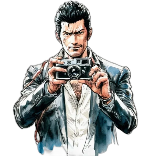 weapon, face, jacket, robot transparent PNG cut-out