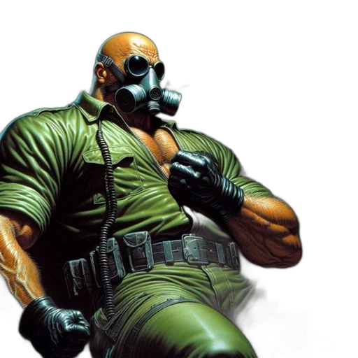 mask, concept art, comic book art, photorealistic transparent PNG cut-out