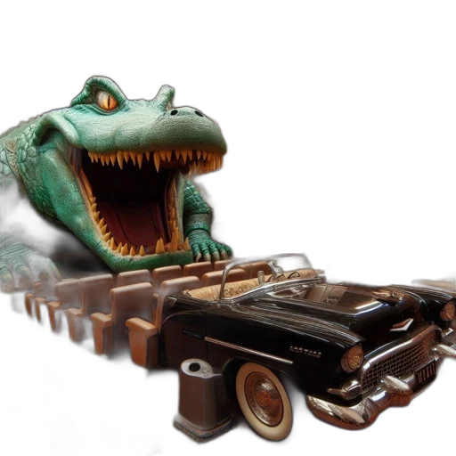 car, weapon, concept art, 3d render transparent PNG cut-out