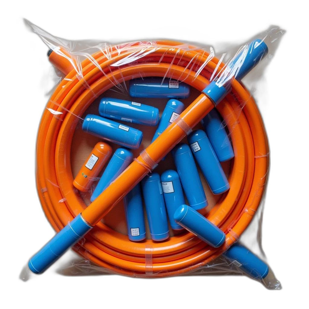 weapon, food, 3d render, neon lights transparent PNG cut-out