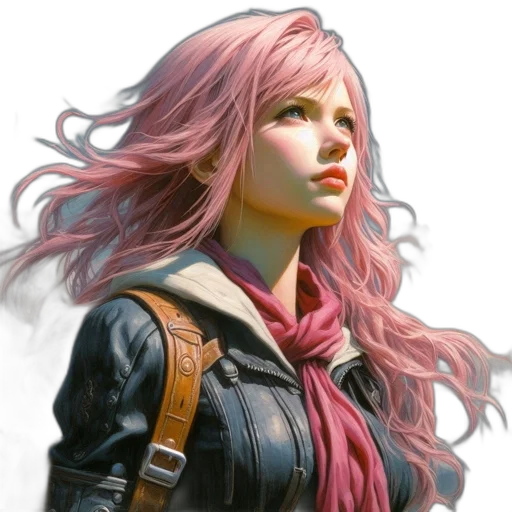 face, jacket, concept art, fantasy art transparent PNG cut-out