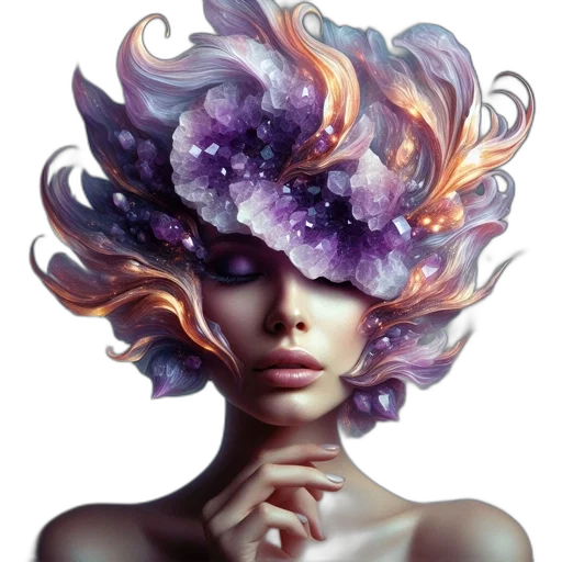crown, flower, mask, face transparent PNG cut-out