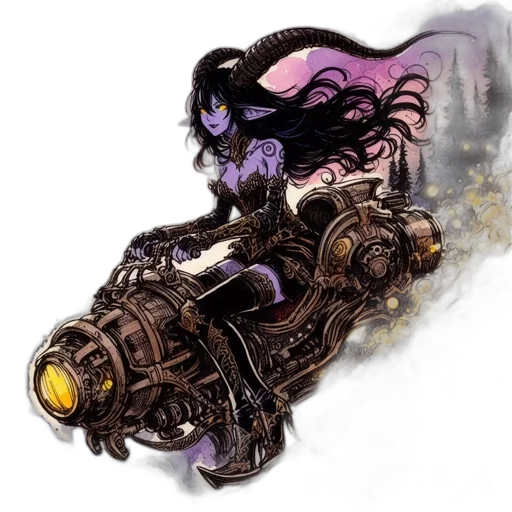 weapon, robot, car, concept art transparent PNG cut-out