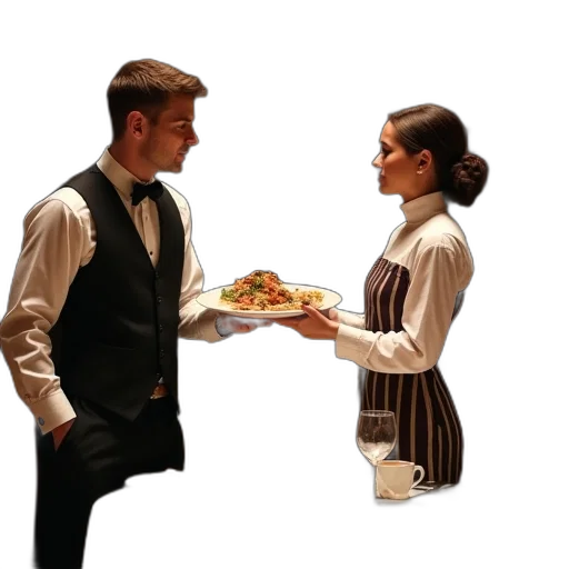 food, staff, concept art, photorealistic transparent PNG cut-out